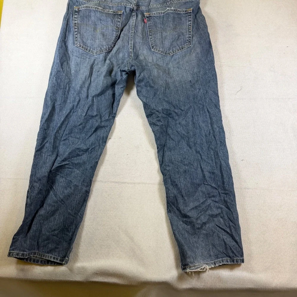 Levis 559 Relaxed Straight Jeans Mens 40x30 Medium Wash Blue Denim 7954